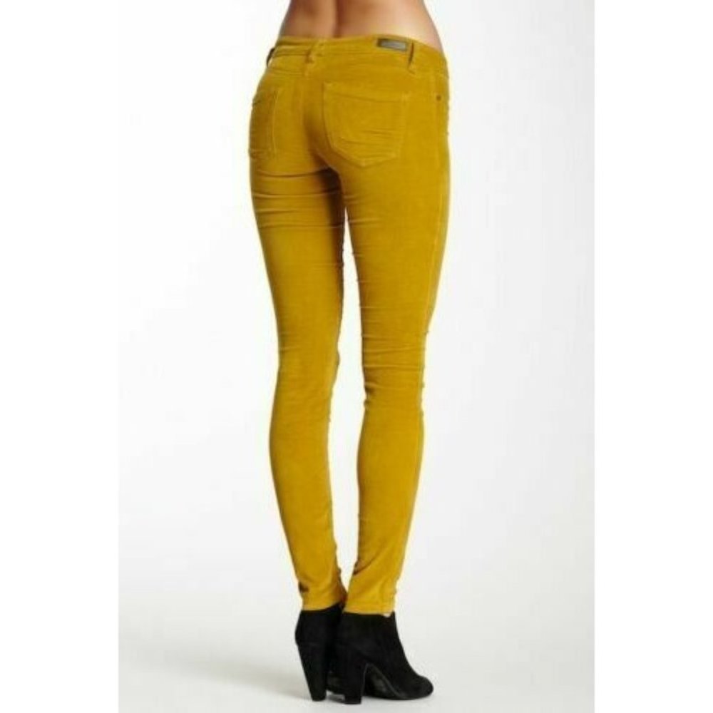 Blank NYC Mustard Yellow Corduroy Skinny Pants